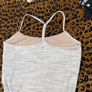 Lululemon Striped Tank Top with Spaghetti Straps